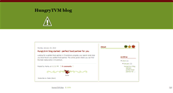 Desktop Screenshot of blog.hungrytvm.com